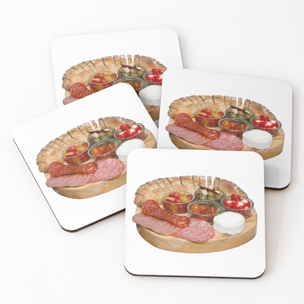 Item preview, Mediterranean Mixed Antipasti on a Wooden Board designed and sold by MarkUK97.