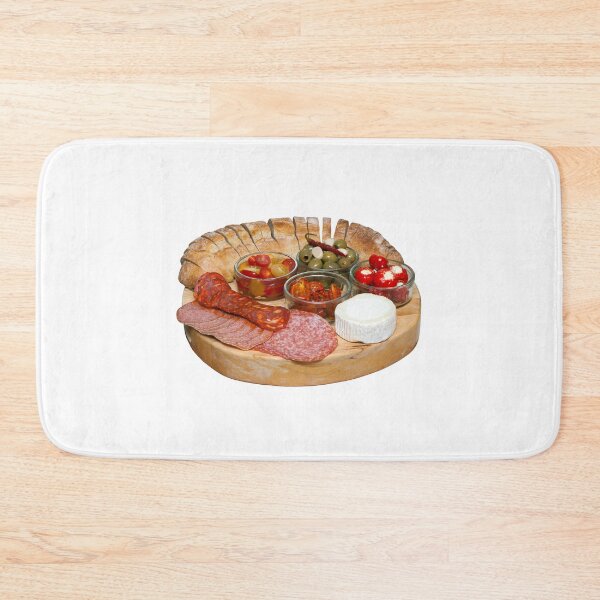 Item preview, Mediterranean Mixed Antipasti on a Wooden Board designed and sold by MarkUK97.