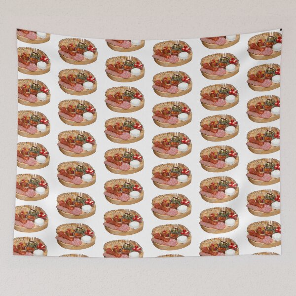 Item preview, Mediterranean Mixed Antipasti on a Wooden Board designed and sold by MarkUK97.