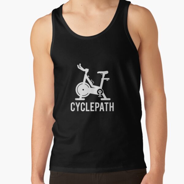 Cyclepath Love Spin Funny Workout Pun Gym Spinning Class Tank Top
