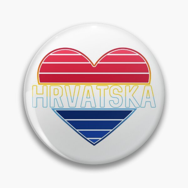 Item preview, Croatia, Volim Hrvatsku, Croatian Heart designed and sold by Celticana.
