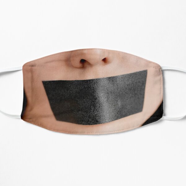 Duck Tape Over Mouth Joke Tape Mask Masks Flat Mask