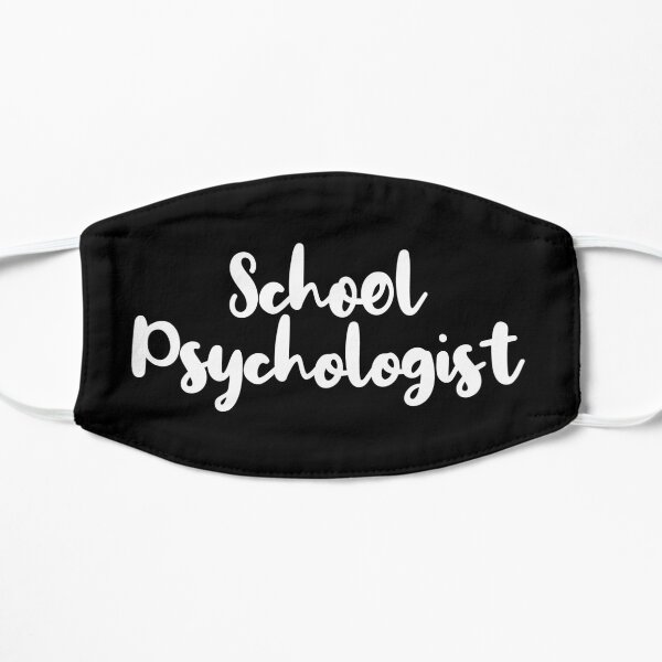 School psychologist Flat Mask