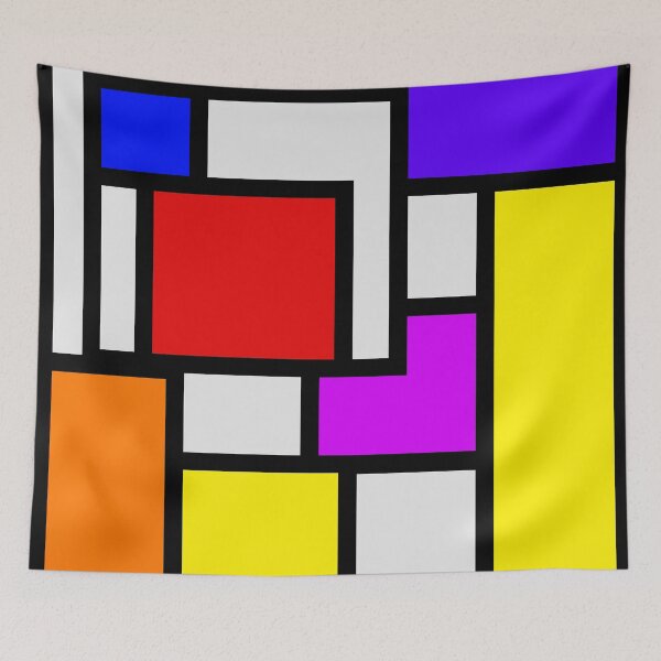 Item preview, mondrian inspired design designed and sold by pauloneill-art.