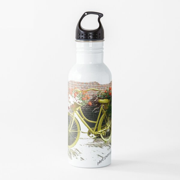 Biking in The Netherlands Water Bottle
