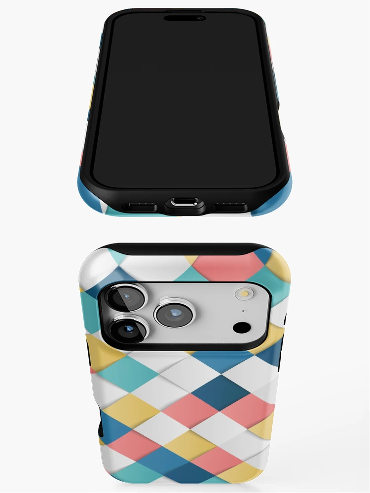 Thumbnail 3 of 4, iPhone Case, Colorful Geometric Pattern designed and sold by Raju Nandaniya.