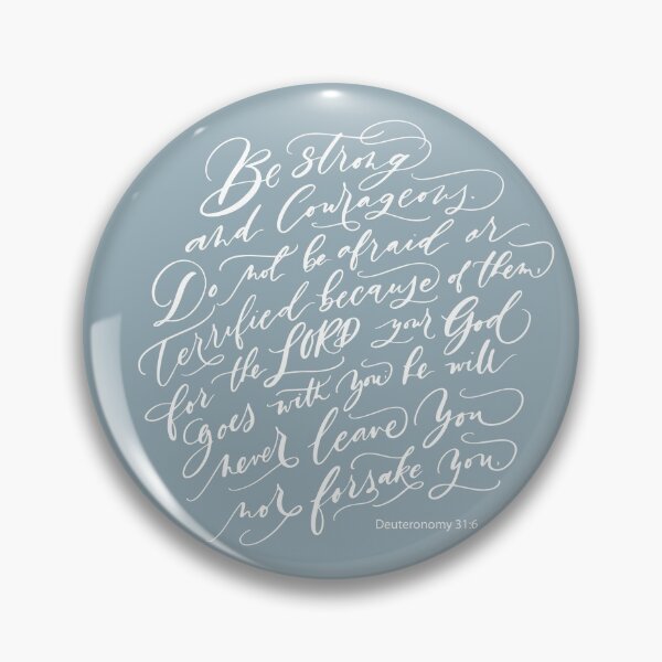 Item preview, Be Strong and Courageous designed and sold by clevstuff.