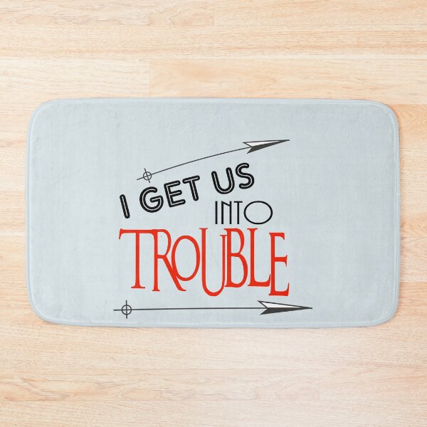 Item preview, I Get Us Into Trouble, Best Friend Shirt Set, Cute funny tanks, Trouble Shirts, Friend Shirts, Funny Best Friend Shirts, Best Friends, Matching Tank tops, Friend Tank tops. designed and sold by Mode Tees.