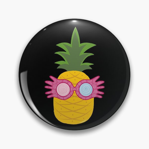 Item preview, Luna Glasses Pineapple - Summer Beach Pineapple designed and sold by mydoodlesateme.
