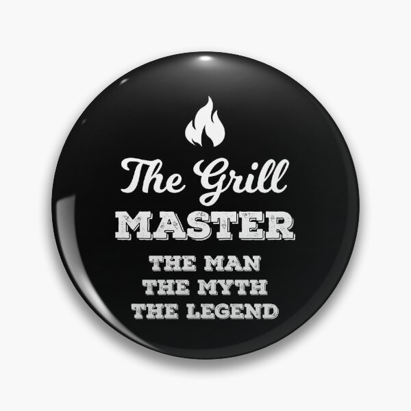 Item preview, Grill Master The Man The Myth The Legend Father / Birthday Gift Funny BBQ Chef Apron Black designed and sold by MalikaBela.