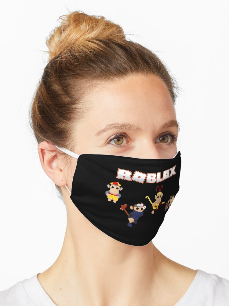 Roblox Face Mask Monkeys Mask By T Shirt Designs Redbubble - produits sur le theme visage roblox redbubble