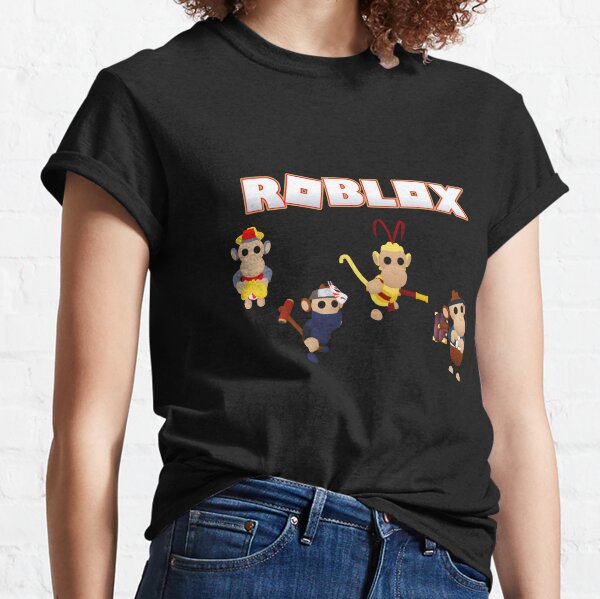 Roblox Player T Shirts Redbubble - silly monkey shirt roblox