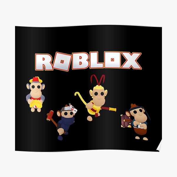Roblox Face Mask Monkeys Poster By T Shirt Designs Redbubble - roblox heros in roblox city mask by gaiabeauty redbubble