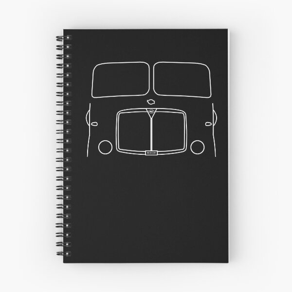 Item preview, Vintage 1950s AEC Mercury lorry white outline graphic designed and sold by soitwouldseem.