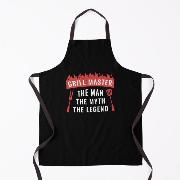 BBQ Gift Ideas For Men Grilling Aprons The Grillfather Apron And Chef Hat Set 