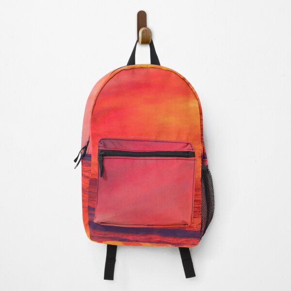 Item preview, Red sunset ocean landscape nature designed and sold by Svinil.