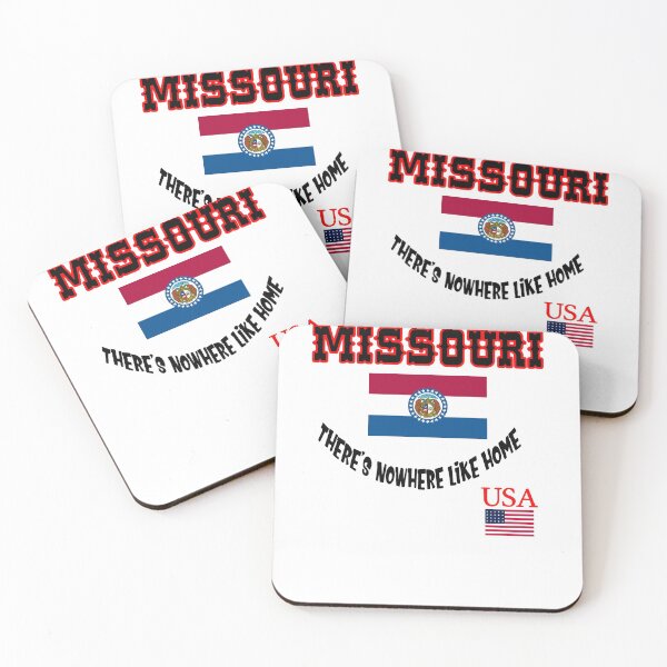 Item preview, Missouri There's Nowhere Like Home Usa Flag Favorite State Workout Gift Ideas T Shirts designed and sold by mygiftideas.
