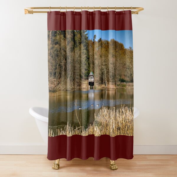 Welcome to the Lake Shower Curtain