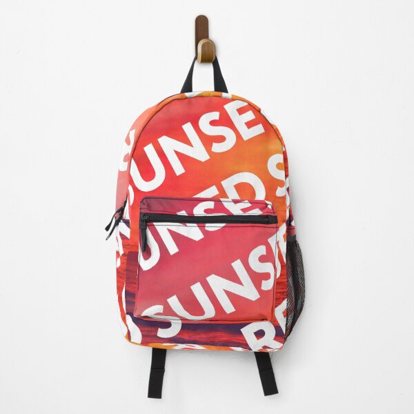 Item preview, Red typography sunset ocean landscape nature designed and sold by Svinil.