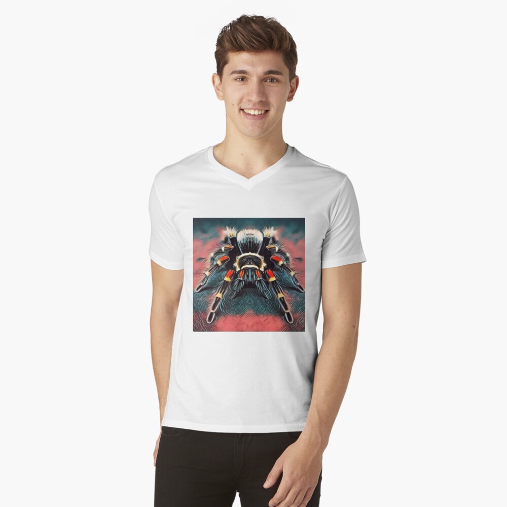 Item preview, V-Neck T-Shirt designed and sold by TarantulaDan.