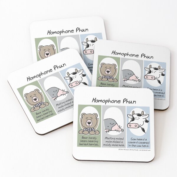 Item preview, Homophone Phun designed and sold by WrongHands.