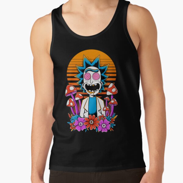 Rick Sanchez Trippy Scientist Tank Top