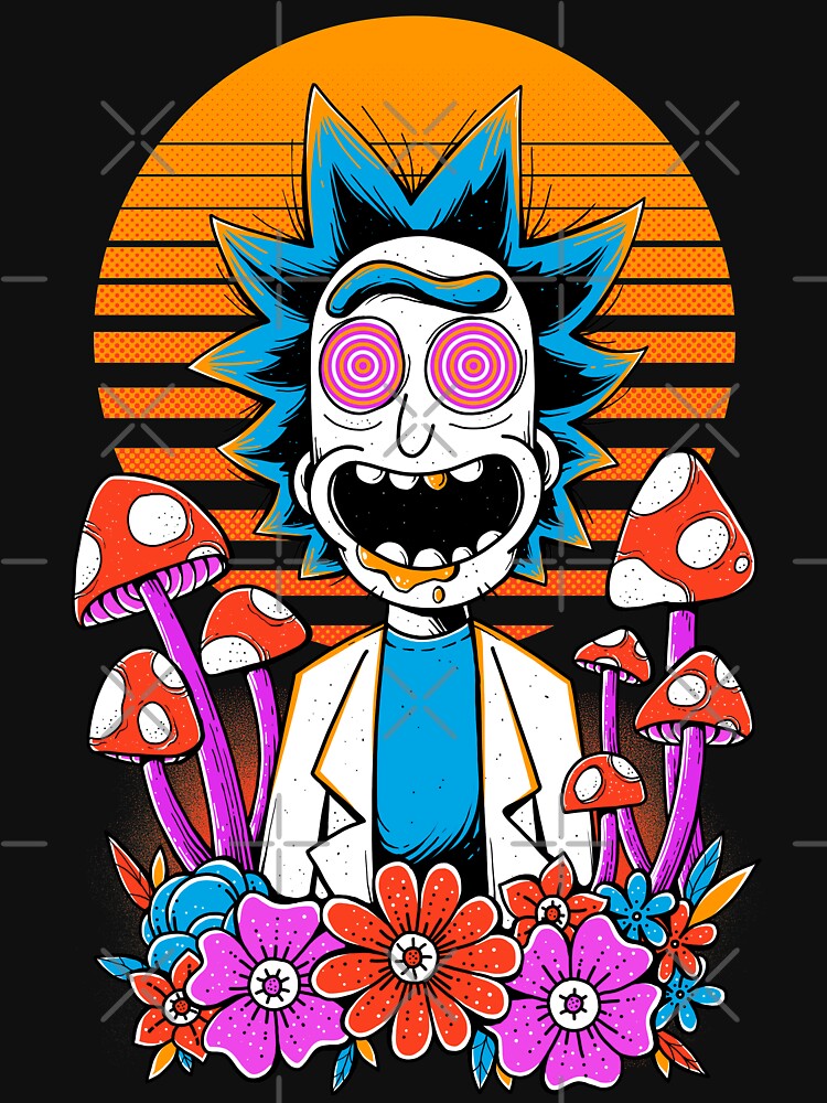Rick Sanchez Trippy Scientist by GODZILLARGE