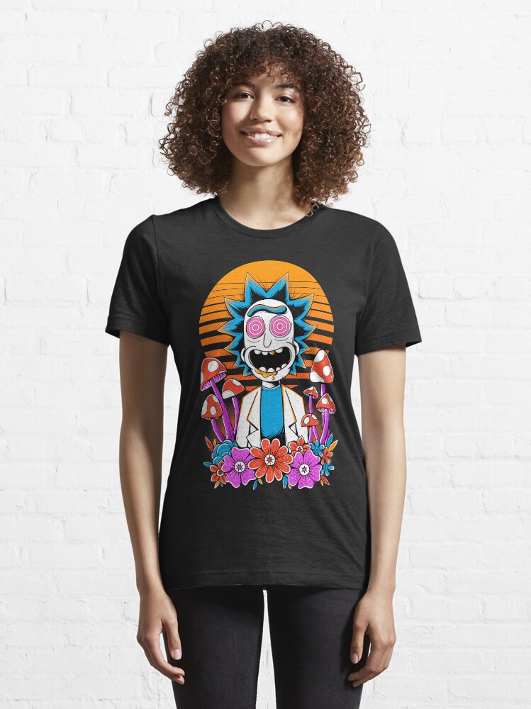 Alternate view of Rick Sanchez Trippy Scientist Essential T-Shirt