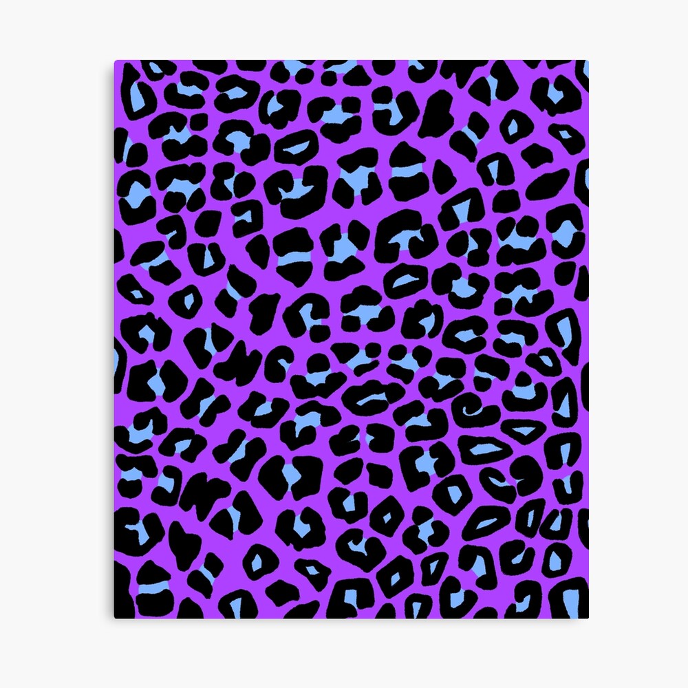 purple leopard print pattern