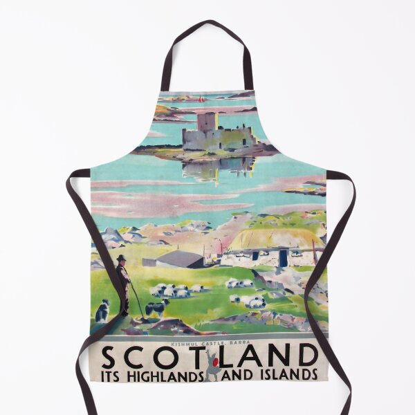 Item preview, Railway Poster Scotland designed and sold by stickart-marek.