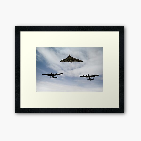 Three Avro bombers Framed Art Print