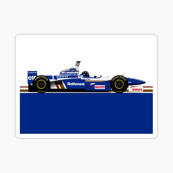 Hill Aufkleber ELF Formel 1 WELTMEISTER 1993 Rothmans Williams Renault Prost