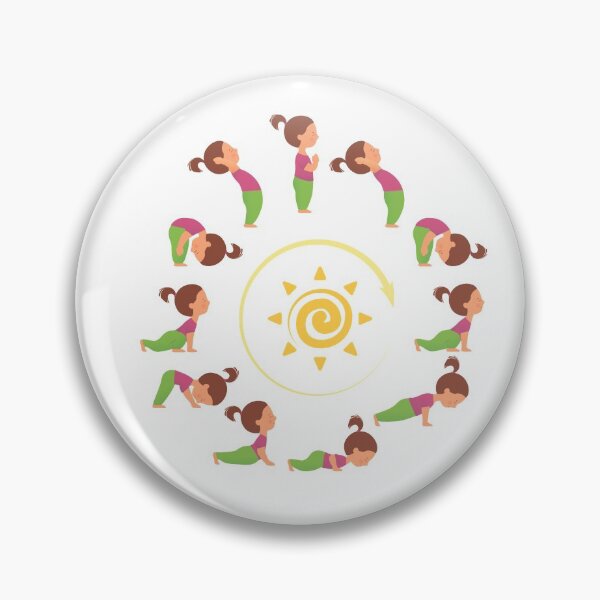 Item preview, Morning yoga surya namaskar, Sun salutation.  designed and sold by CraftCloud.