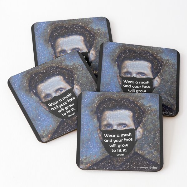Item preview, Orwell Mask Quote designed and sold by EyeMagined.
