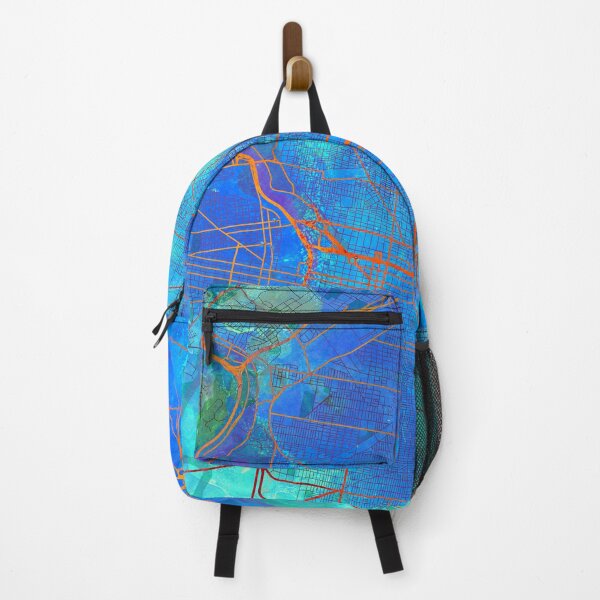 Item preview, Philadelphia Pennsylvania Street Map Blue Lagoon designed and sold by IvonDesign.