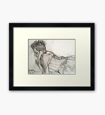 Corset Beauty Framed Print