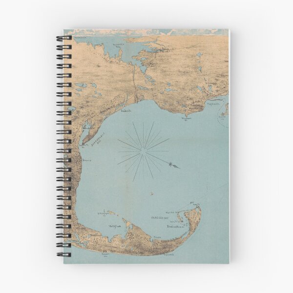 Item preview, Vintage Map of Provincetown to Boston MA (1879) designed and sold by BravuraMedia.