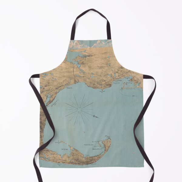 Item preview, Vintage Map of Provincetown to Boston MA (1879) designed and sold by BravuraMedia.