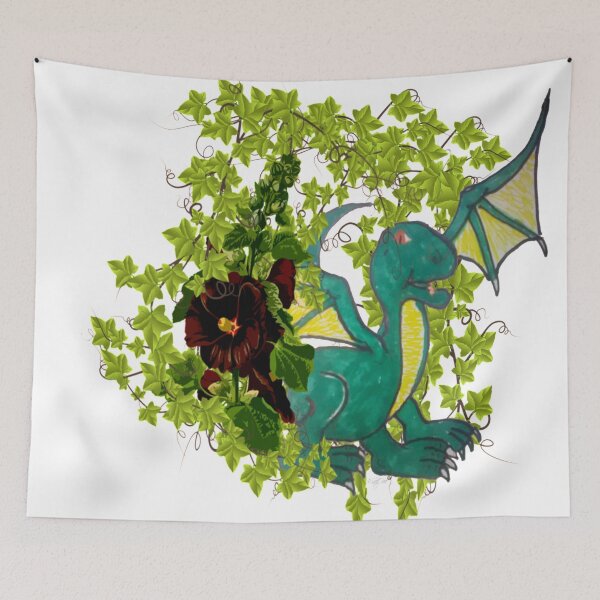 Artikelvorschau, Drache in den Reben entworfen und verkauft von BellsPainting.