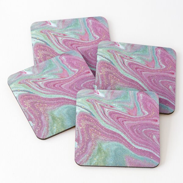 Item preview,  Pink and blue minimalist paint texture galaxy designed and sold by BlankaDesigns.