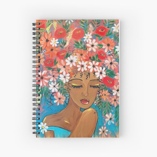 Flowers of Belle Spiral Notebook