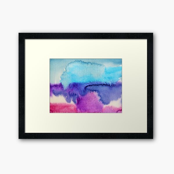 Watercolour abstract 2 Framed Art Print
