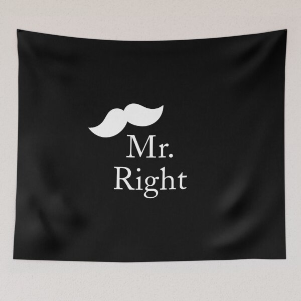 Item preview, Mr Right and Mrs Always Right Funny Apron for Sweet Couple with Large, Best for Kitchen Cooking, Grilling, Baking, Gardening designed and sold by MalikaBela.