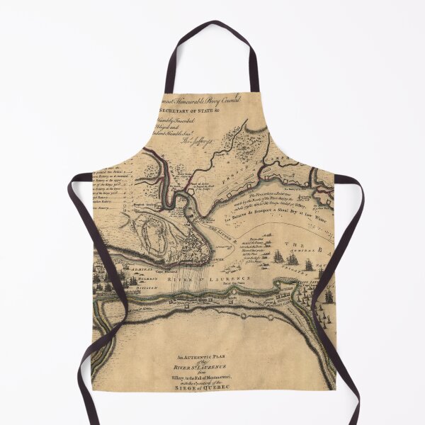 Item preview, Vintage Siege of Quebec Map (1768) designed and sold by BravuraMedia.