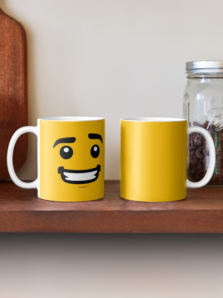 Ceramic Lego Head Mug