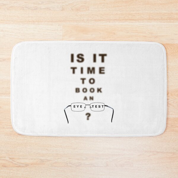 Item preview, Eye Test Time To Book Chart and Glasses designed and sold by MarkUK97.