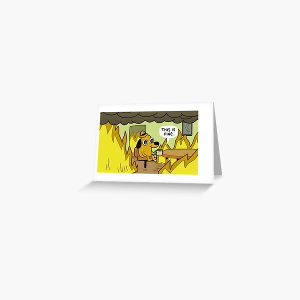 This is Fine Dog Greeting Card