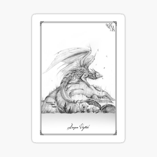 Dragon Végétal Sticker