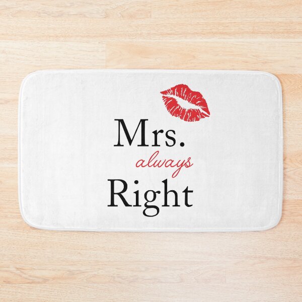 Item preview, Mr Right and Mrs Always Right Funny Apron for Sweet Couple with Large, Best for Kitchen Cooking, Grilling, Baking, Gardening designed and sold by MalikaBela.