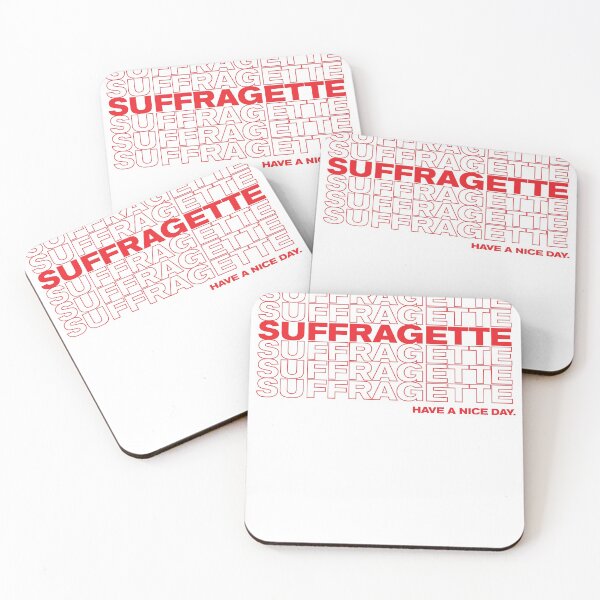 Item preview, Suffragette LGBTQ Pride Grocery Bag Thank You designed and sold by goodfriendkyle.